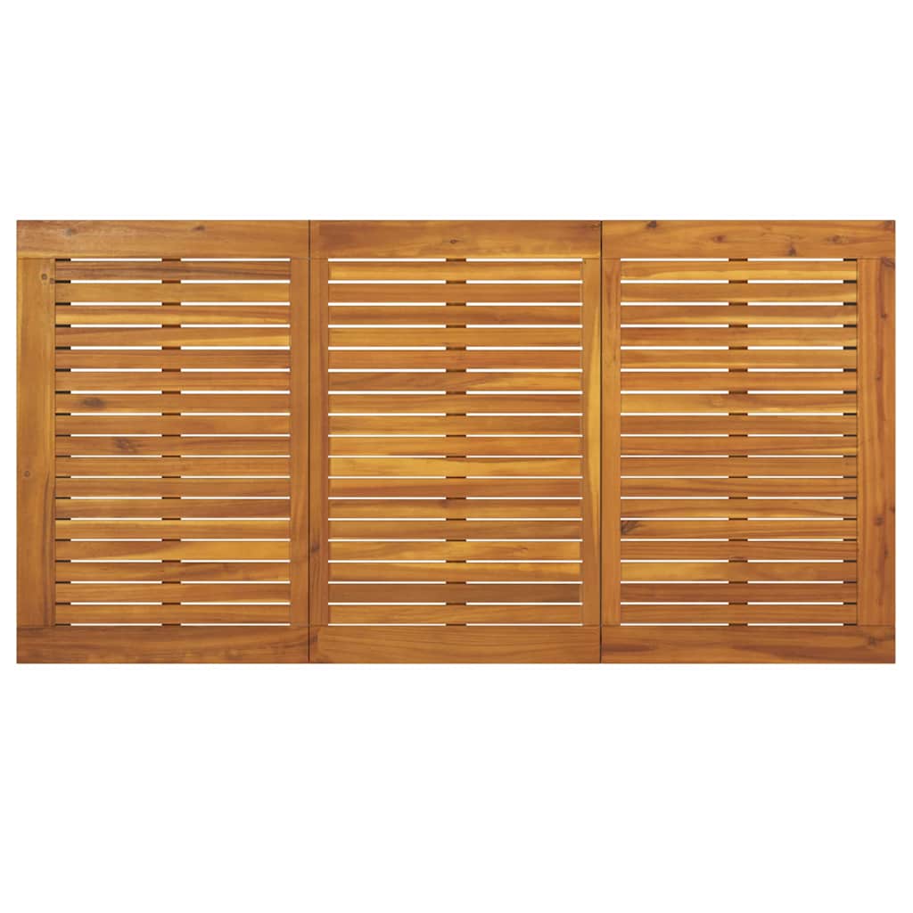 Garten Essgruppe 5 pcs Schwarz Massivholz Akazie