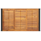 Garten Essgruppe 5 pcs Grau und Braun Poly-Rattan