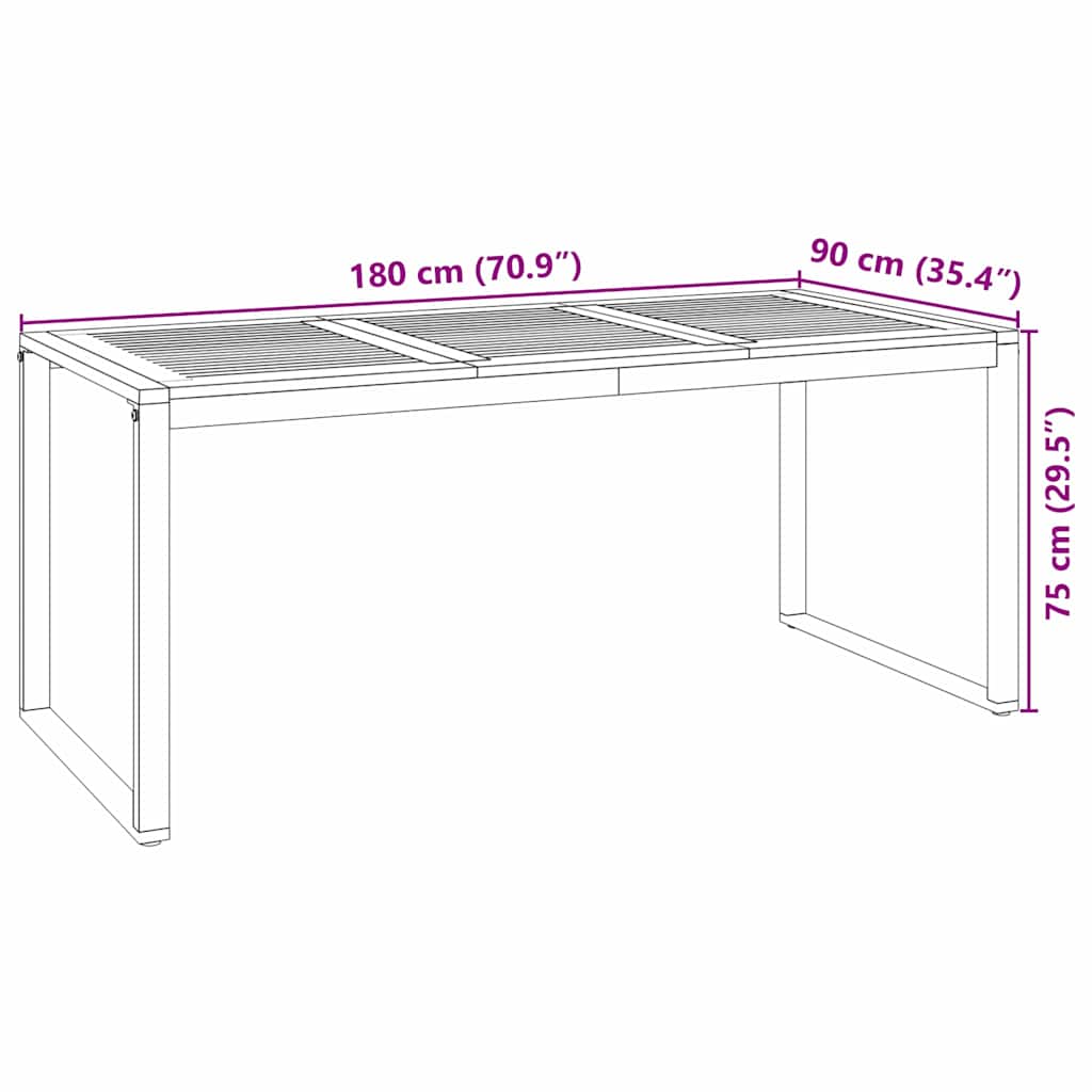 Garten Essgruppe 7 pcs Grau und Braun Poly-Rattan