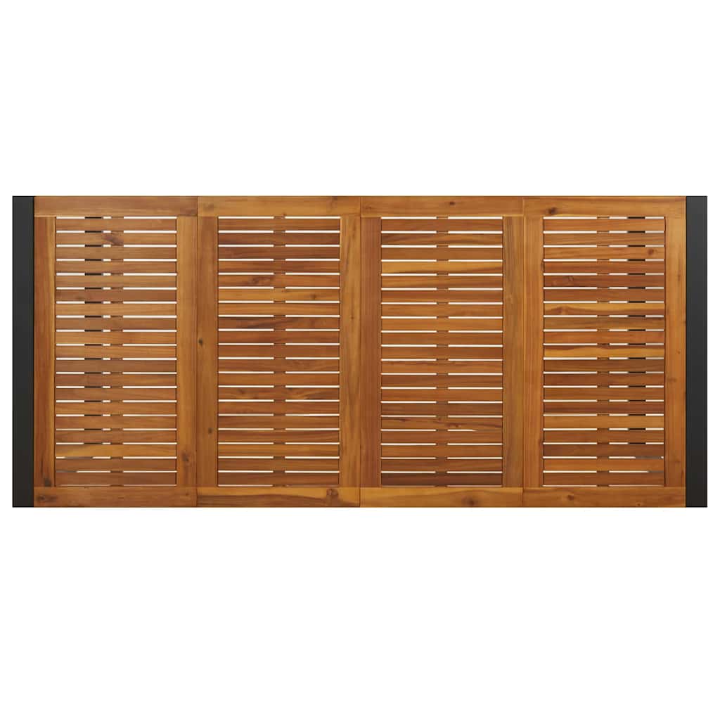 Garten Essgruppe 7 pcs Beige und Braun Poly-Rattan