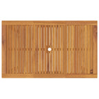 Garten Essgruppe 5 pcs Grau Massivholz Akazie