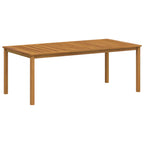 Garten Essgruppe 7 pcs Grau Massivholz Akazie