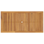 Garten Essgruppe 7 pcs Grau Massivholz Akazie