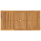 Garten Essgruppe 9 pcs Beige Massivholz Akazie