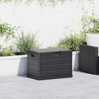 Gartenlagerbox Anthrazit 77,5 x 54,5 x 53 cm Kunststoff