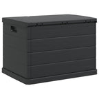 Gartenlagerbox Anthrazit 77,5 x 54,5 x 53 cm Kunststoff