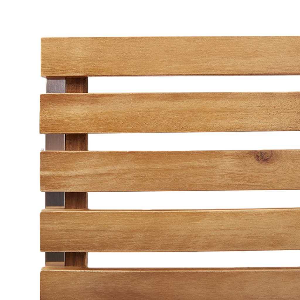 Garten Essgruppe 7 pcs Braun Massivholz Akazie