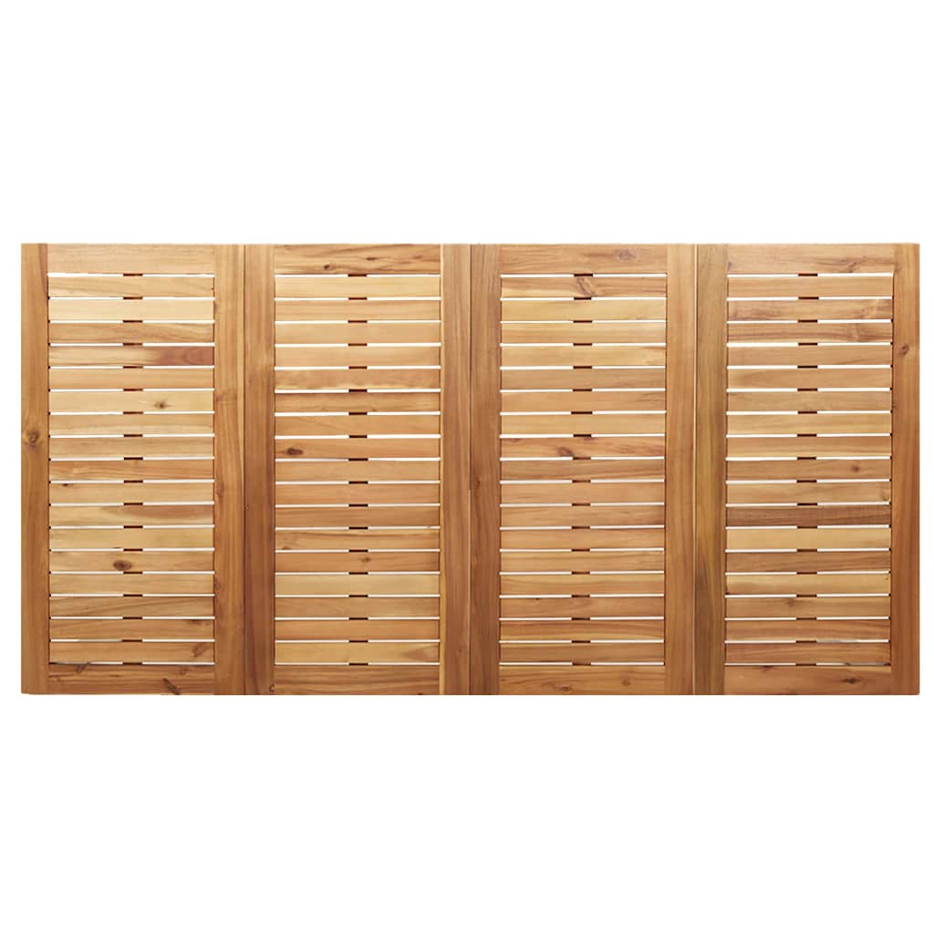 Garten Essgruppe 7 pcs Braun Massivholz Akazie