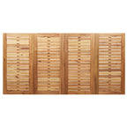 Outdoortisch-Set 5 pcs Braun Massivholz Akazie