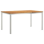 Garten Essgruppe 5 pcs Braun Massivholz Akazie