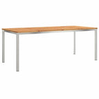 Garten Essgruppe 7 pcs Braun Massivholz Akazie