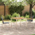 Garten Essgruppe 3 pcs Braun Massivholz Akazie