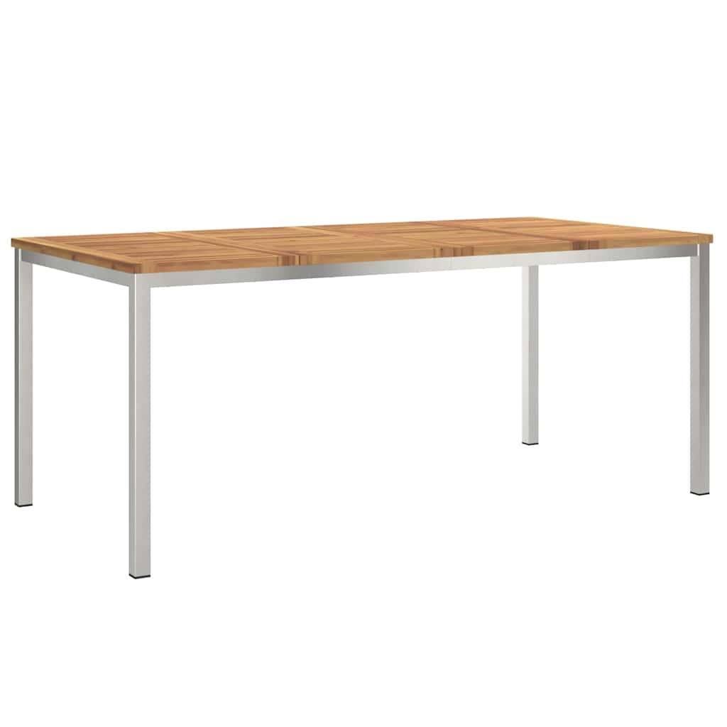 Garten Essgruppe 5 pcs Braun Massivholz Akazie