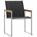 Garten Essgruppe 9 pcs Braun Massivholz Akazie