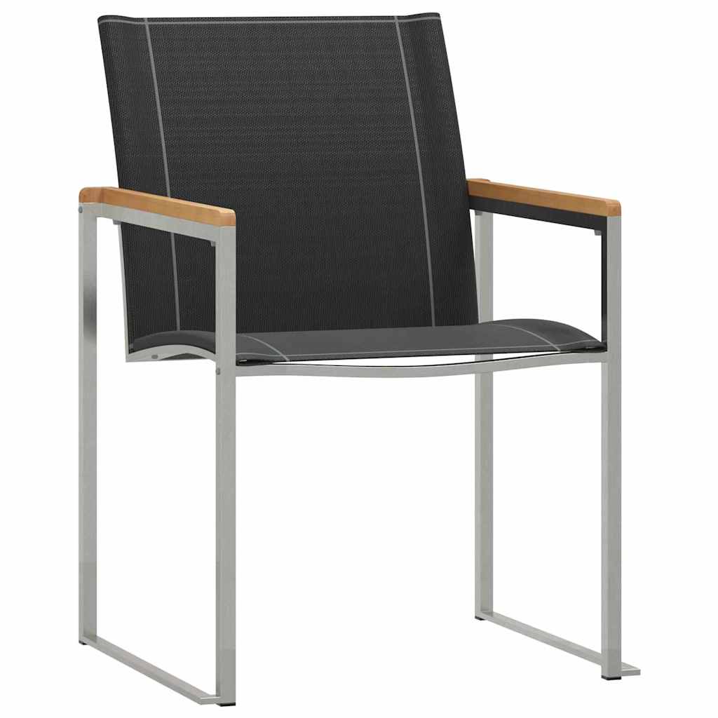 Garten Essgruppe 9 pcs Braun Massivholz Akazie