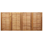 Garten Essgruppe 9 pcs Braun Massivholz Akazie