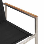 Garten Essgruppe 5 pcs Braun Massivholz Teak