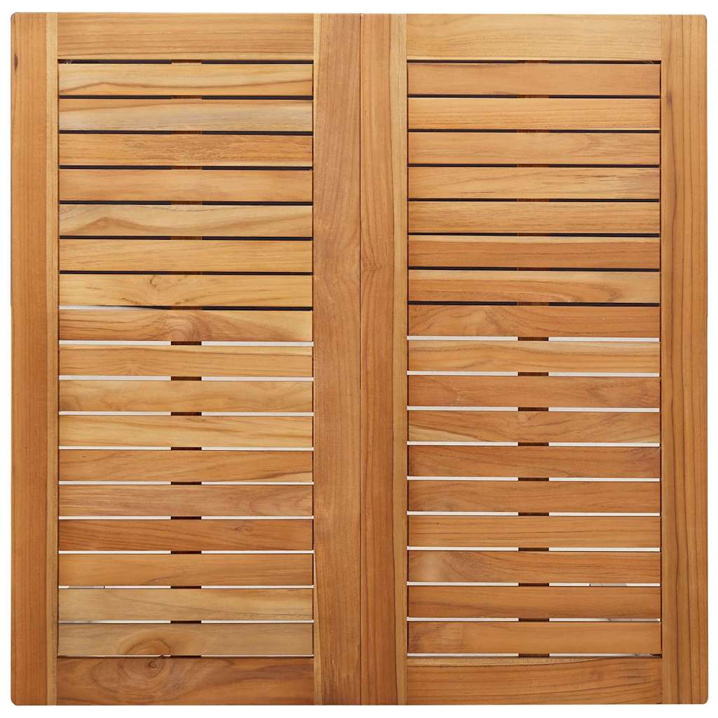 Garten Essgruppe 5 pcs Braun Massivholz Teak
