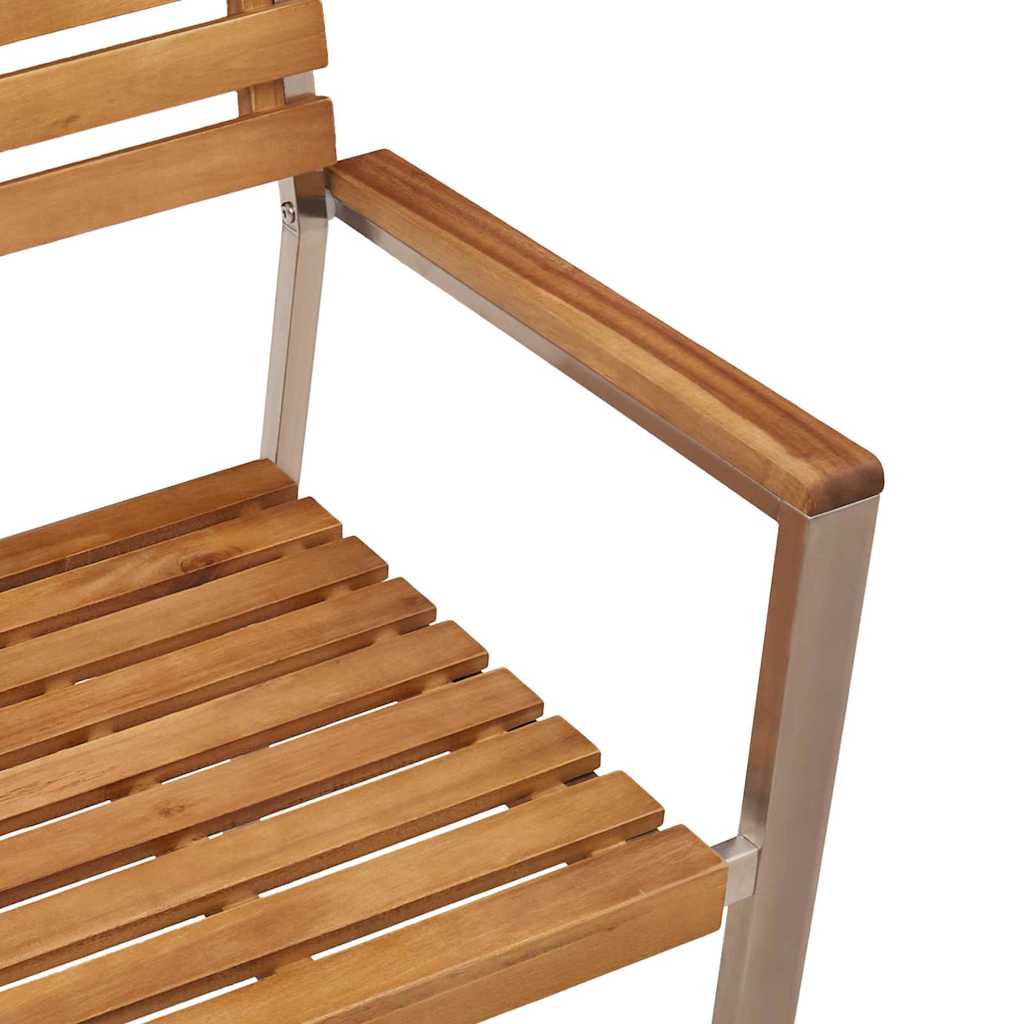 Gartenstuhl 6 pcs Öl-Natur 56 x 54,5 x 87 cm Massivholz Akazie
