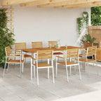 Gartenstuhl 8 pcs Öl-Natur 56 x 54,5 x 87 cm Massivholz Akazie