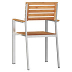 Gartenstuhl 6 pcs Öl-Natur 56 x 54,5 x 87 cm Massivholz Teak