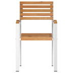 Gartenstuhl 6 pcs Öl-Natur 56 x 54,5 x 87 cm Massivholz Teak