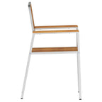 Gartenstuhl 8 pcs Braun 56 x 54,5 x 87 cm Massivholz Akazie