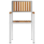 Gartenstuhl 8 pcs Braun 56 x 54,5 x 87 cm Massivholz Teak