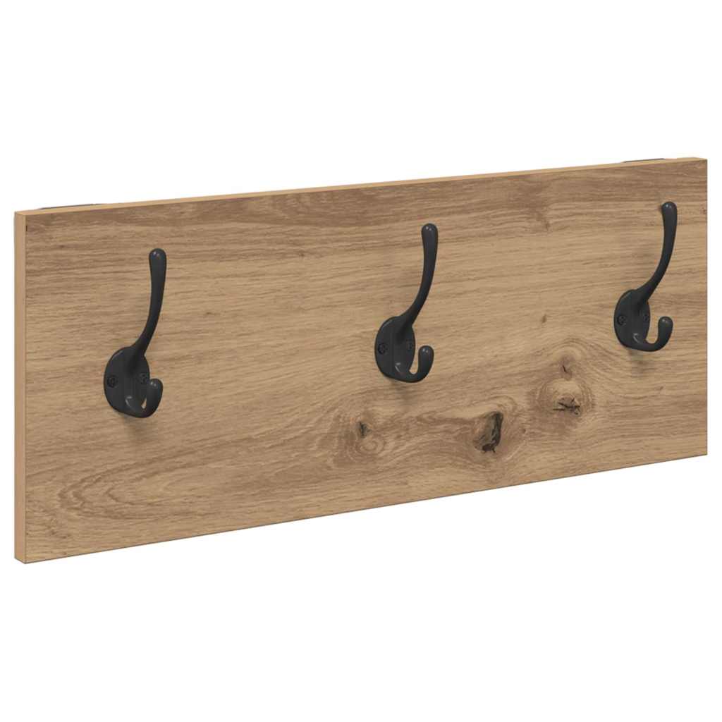 Flurmöbel-Set mit Regal 4 pcs Kunsthandwerk Eiche Holzwerkstoff