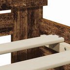 Bettrahmen mit Kopfteil Altholz 75 x 190 cm Holzwerkstoff