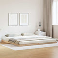 Bodenbettrahmen Natur 180 x 220 cm Massives Kiefernholz