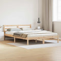 Bettrahmen Braun 225,5 x 165,5 x 69,5 cm Massivholz Kiefer