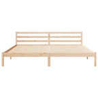 Bettrahmen Braun 225,5 x 185,5 x 69,5 cm Massivholz Kiefer