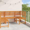 Gartenbänke Set 3 pcs Braun Massivholz Akazie