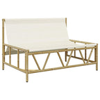 Outdoor-Sitzplätze mit Kissen Hellgrau 110 x 74,5 x 71 cm Stahl