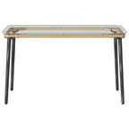 Gartentisch Natur 80 x 40 x 45 cm Poly-Rattan