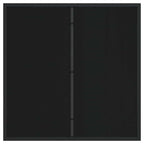 Gartentisch Schwarz 80 x 80 x 73 cm Metall