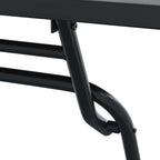 Garten Bistro Set 3 pcs Anthrazit Stahl