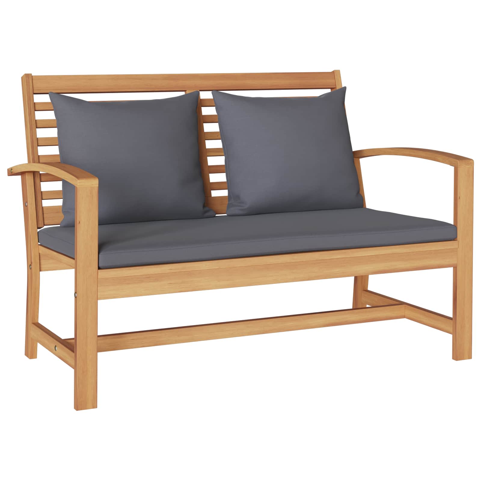 Gartensofa-set 4 pcs Natur Massivholz Teak