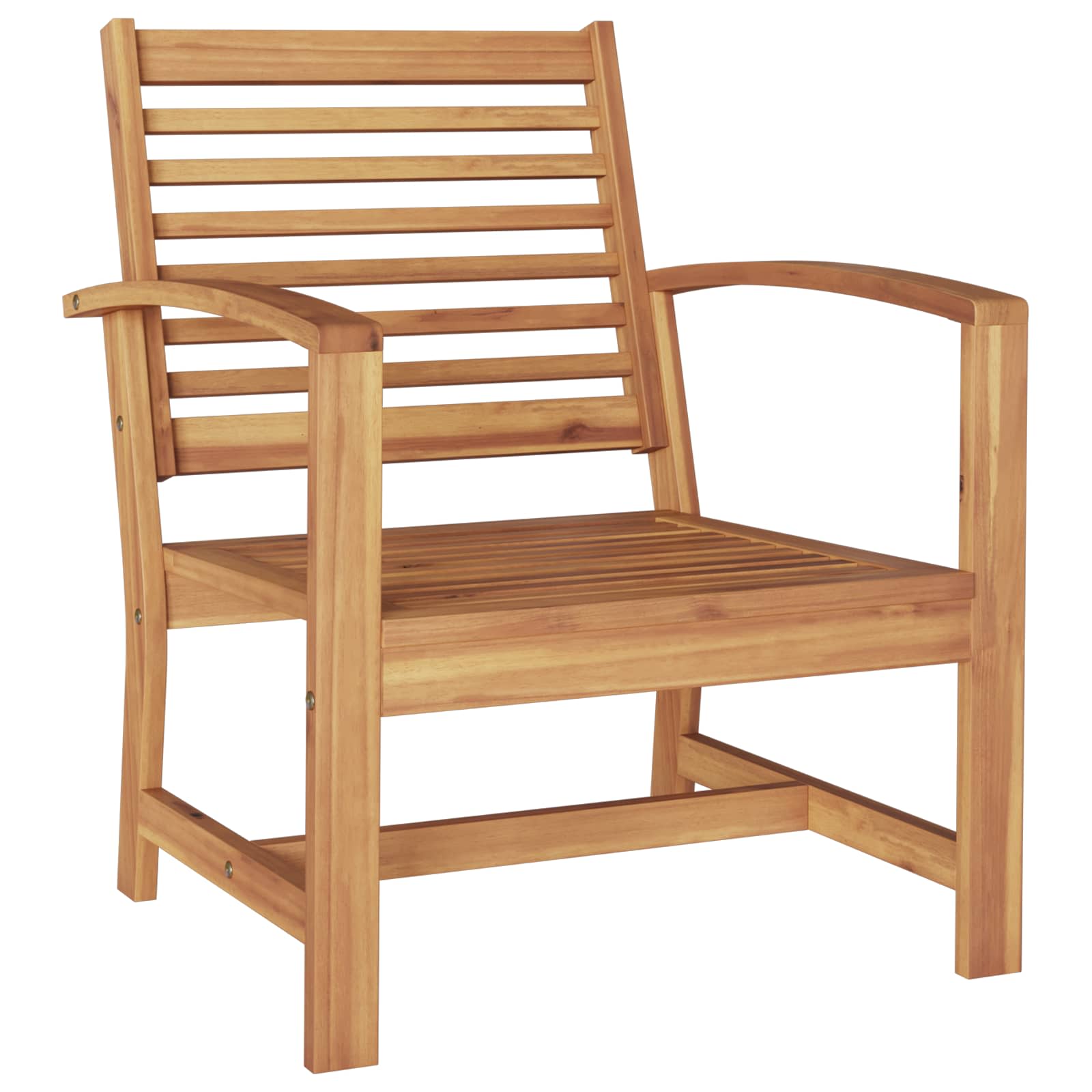 Gartensofa-set 5 pcs Natur Massivholz Teak