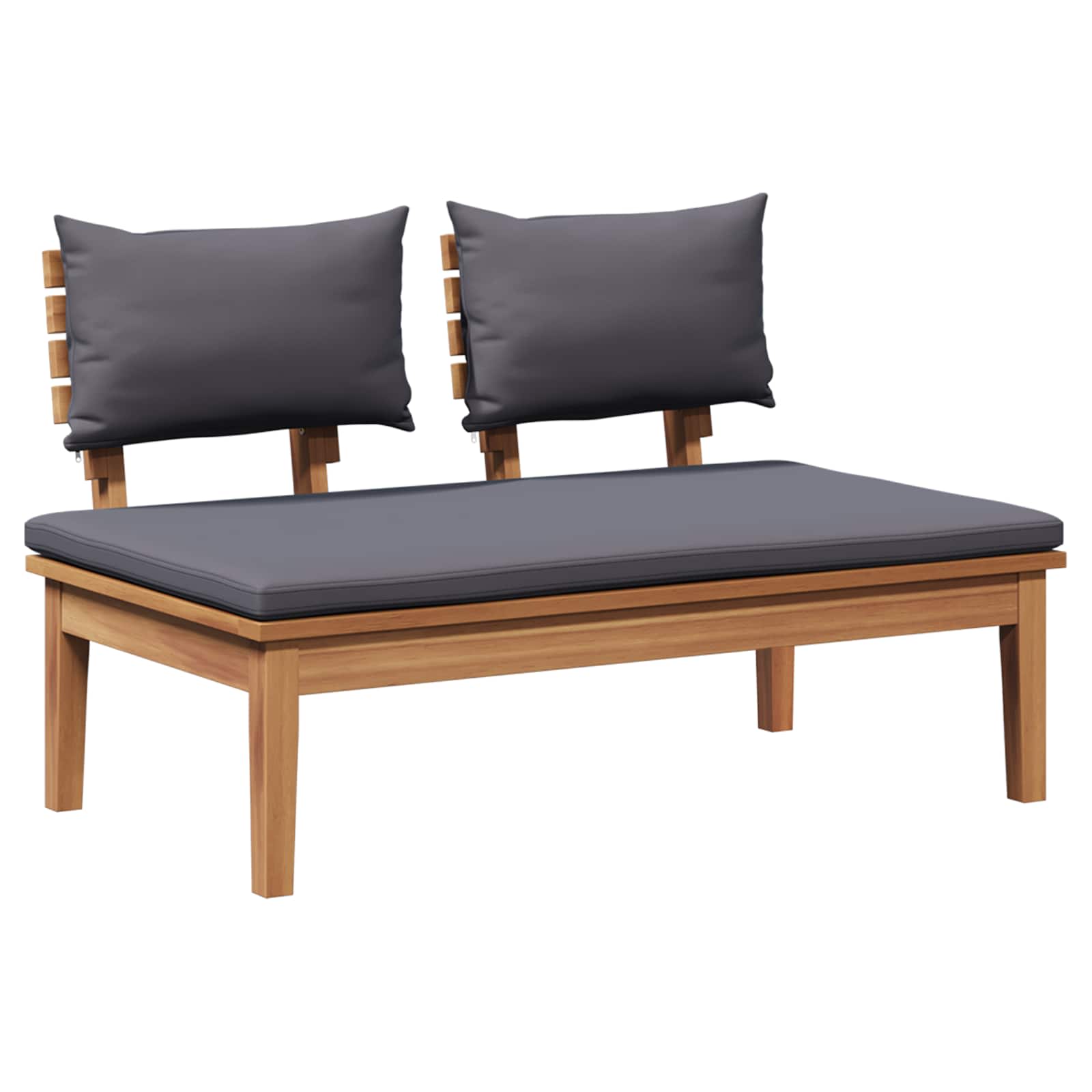 Gartensofa-set 5 pcs Braun und Grau