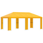Garten Pavillon 6 x 3 m Gelb Polyester und Stahl 190