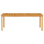 Garten Essgruppe Faltbar 7 pcs Braun Massivholz Akazie