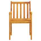 Garten Essgruppe 3 pcs Braun Massivholz Akazie