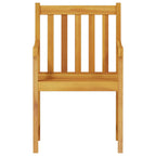 Garten Essgruppe 7 pcs Braun Massivholz Akazie
