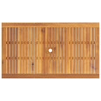 Garten Essgruppe 5 pcs Braun Massivholz Akazie