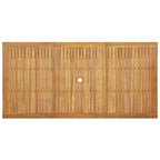 Garten Essgruppe 7 pcs Braun Massivholz Akazie