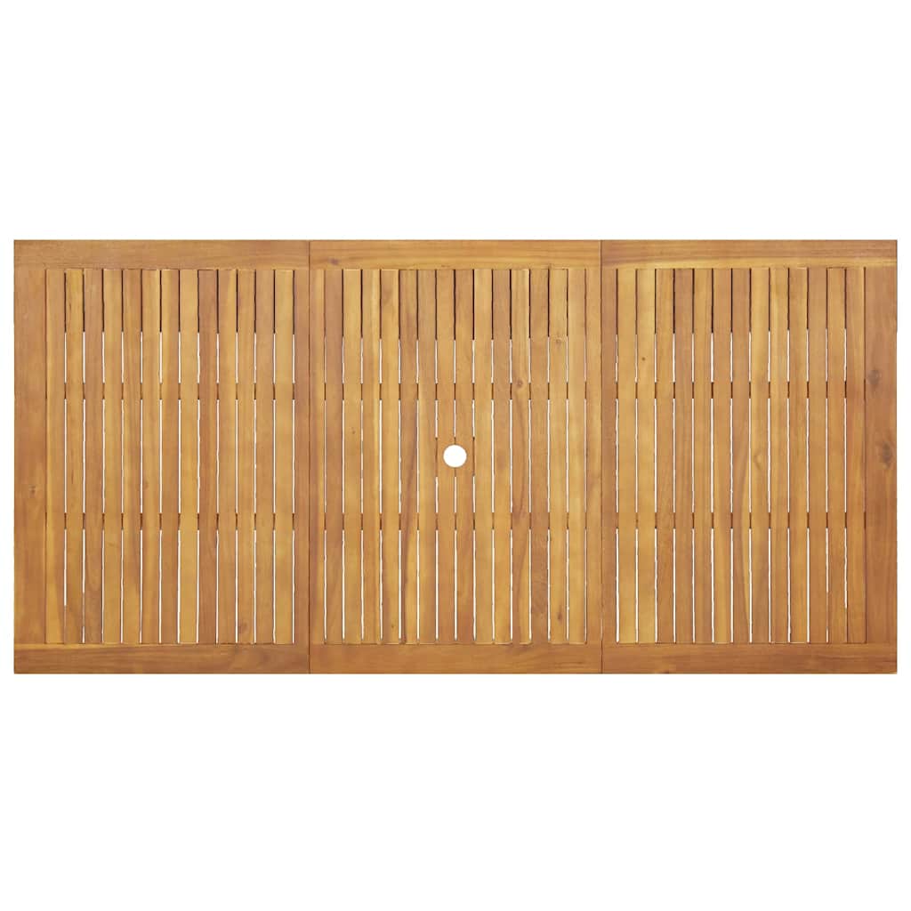 Garten Essgruppe 7 pcs Braun Massivholz Akazie