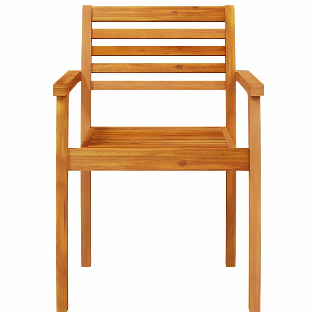 Garten Essgruppe 5 pcs Braun Massivholz Akazie