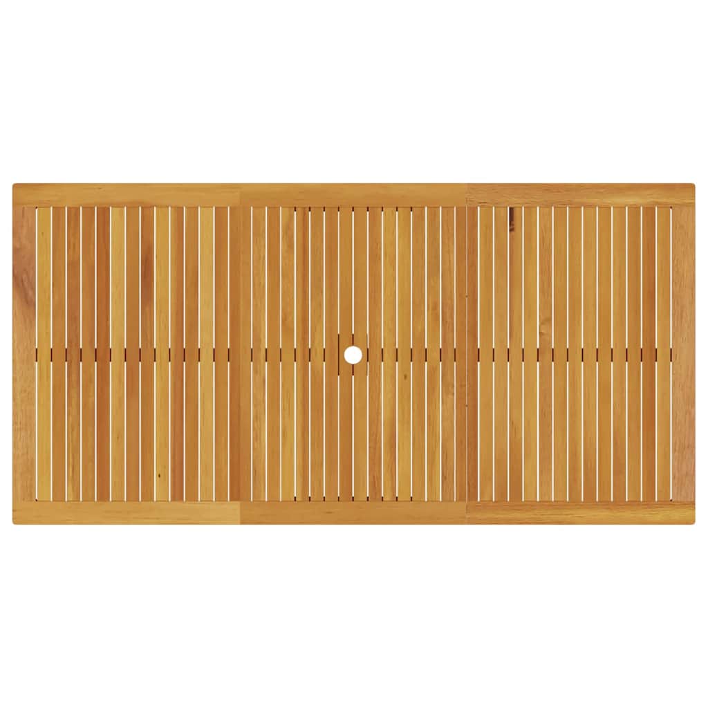 Garten Essgruppe 9 pcs Braun Massivholz Akazie